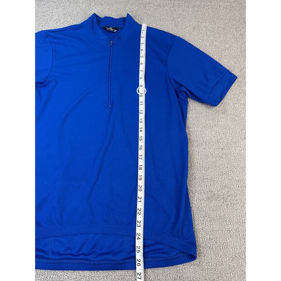 Canari Cycling Shirt Short Sleeve Blue Size Medium - Picture 7 of 8
